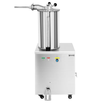 Hydrauliczny napełniacz do kiełbas - 25 litrów - 1,5 kW - stal nierdzewna - Prime Gastro
