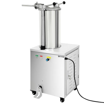 Hydrauliczny napełniacz do kiełbas - 25 litrów - 1,5 kW - stal nierdzewna - Prime Gastro