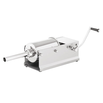 Manualna nadziewarka do kiełbas - 3 litry - stal nierdzewna - włącznie z 4 nasadkami - Prime Gastro