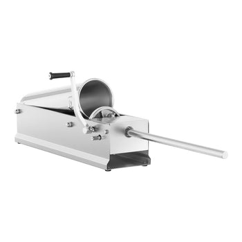 Ręczna nadziewarka do kiełbas - 7 litrów - stal nierdzewna - włącznie z 4 nasadkami - Prime Gastro