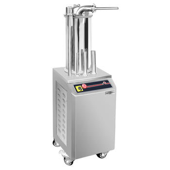 Hydrauliczna nadziewarka do kiełbas - 15 litrów - 750 W - stal nierdzewna - Prime Gastro