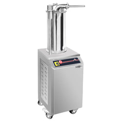 Hydrauliczna nadziewarka do kiełbas - 15 litrów - 750 W - stal nierdzewna