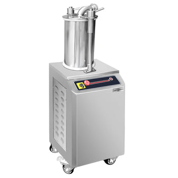 Hydrauliczny napełniacz do kiełbas - 26 litrów - 1,1 kW - stal nierdzewna - Prime Gastro