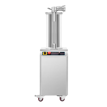 Hydrauliczny napełniacz do kiełbas - 35 litrów - 1,5 kW - stal nierdzewna - Prime Gastro