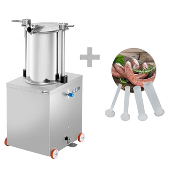Hydrauliczna nadziewarka do kiełbas - 50 litrów - 560 W - stal nierdzewna - Prime Gastro
