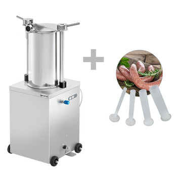 Hydrauliczna nadziewarka do kiełbas - 25 litrów - 560 W - stal nierdzewna - Prime Gastro