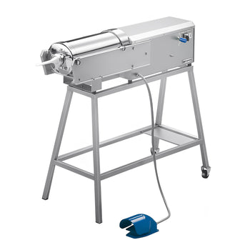 Elektryczny nadziewarka do kiełbas - 50 litrów - 560 W - stal nierdzewna - włącznie ze sterowaniem nożnym - Prime Gastro