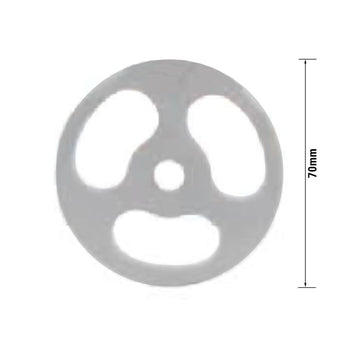 Tarcza do nadziewania kiełbas - 3 otwory - odpowiednia do FWH85 i FWFC550 - Prime Gastro