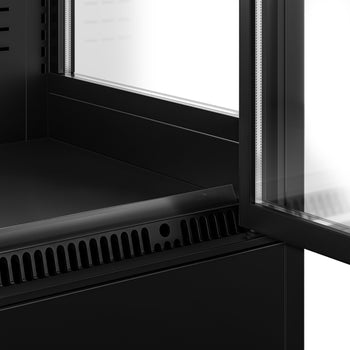 Naścienna szafa chłodnicza z izolowanymi drzwiami na zawiasach - 1585 mm - 693 l - z oświetleniem LED i 4 półkami - Prime Gastro