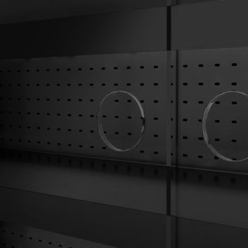 Witryna chłodnicza naścienna - 1100 mm - z oświetleniem LED, szklanymi drzwiami & 4 półkami - Prime Gastro