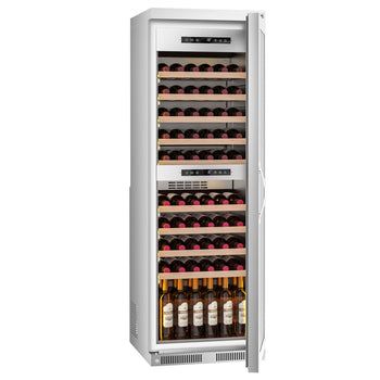 Chłodziarka do wina - 2 strefy klimatyczne - 100 litrów - maks. 72 butelki - Prime Gastro