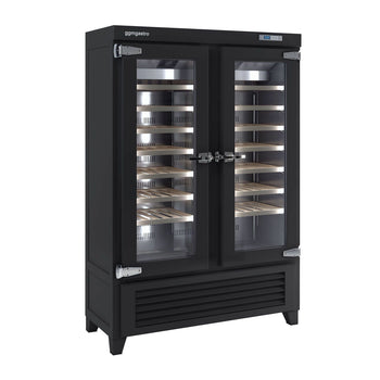 Chłodziarka do wina - prawdziwe drewno - 1 strefa klimatyczna - 640 litrów - maks. 84 butelki - Prime Gastro