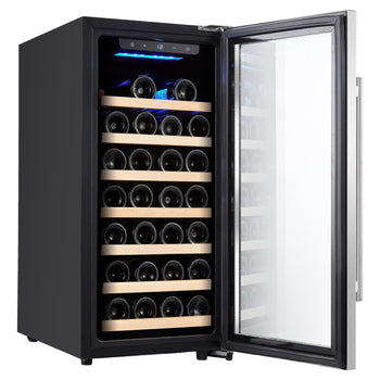 Chłodziarka do wina - 1 strefa klimatyczna - 100 litrów - maks. 38 butelek - Prime Gastro