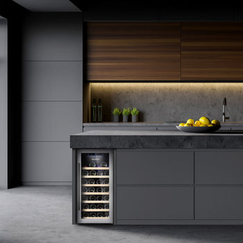 Chłodziarka do wina - 1 strefa klimatyczna - 100 litrów - maks. 38 butelek - Prime Gastro