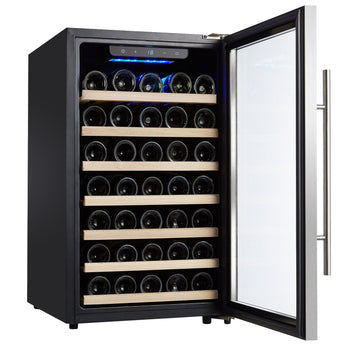 Chłodziarka do wina - 1 strefa klimatyczna - 120 litrów - maks. 52 butelki - Prime Gastro