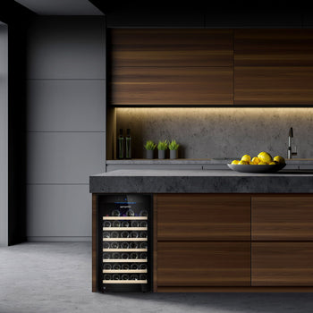 Chłodziarka do wina - 1 strefa klimatyczna - 120 litrów - maks. 52 butelki - Prime Gastro