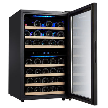 Chłodziarka do wina - 2 strefy klimatyczne - 120 litrów - maks. 45 butelek - Prime Gastro
