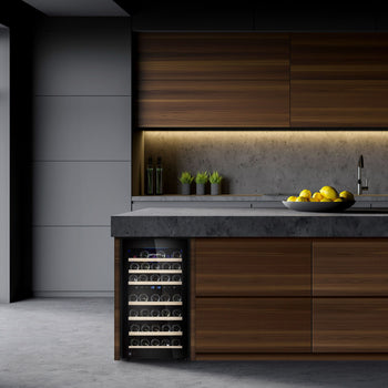 Chłodziarka do wina - 2 strefy klimatyczne - 120 litrów - maks. 45 butelek - Prime Gastro