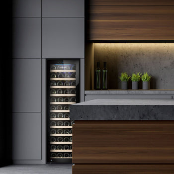 Chłodziarka do wina - 1 strefa klimatyczna - 160 litrów - maks. 58 butelek - Prime Gastro