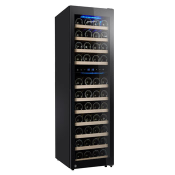Chłodziarka do wina - 2 strefy klimatyczne - 160 litrów - maks. 53 butelki - Prime Gastro