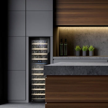 Chłodziarka do wina - 2 strefy klimatyczne - 160 litrów - maks. 53 butelki - Prime Gastro