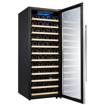 Chłodziarka do wina - 1 strefa klimatyczna - 200 litrów - maks. 80 butelek - Prime Gastro