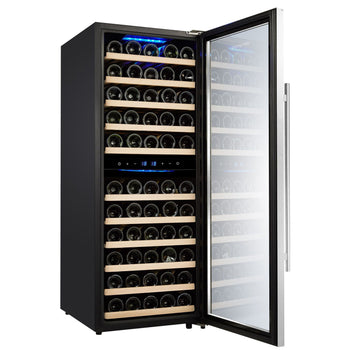 Chłodziarka do wina - 2 strefy klimatyczne - 200 litrów - maks. 73 butelki - Prime Gastro