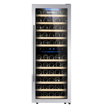 Chłodziarka do wina - 2 strefy klimatyczne - 200 litrów - maks. 73 butelki - Prime Gastro