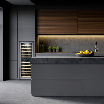 Chłodziarka do wina - 2 strefy klimatyczne - 200 litrów - maks. 73 butelki - Prime Gastro