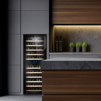 Chłodziarka do wina - 2 strefy klimatyczne - 200 litrów - maks. 73 butelki - Prime Gastro