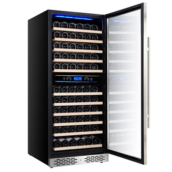 Chłodziarka do wina - 2 strefy klimatyczne - 350 litrów - maks. 116 butelek - Prime Gastro