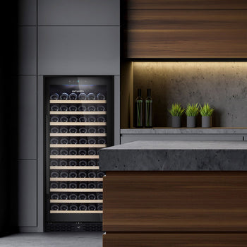 Chłodziarka do wina - 322 litry - czarna / z 1 strefą klimatyczną - Prime Gastro
