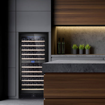 Chłodziarka do wina - 2 strefy klimatyczne - 350 litrów - maks. 116 butelek - Prime Gastro