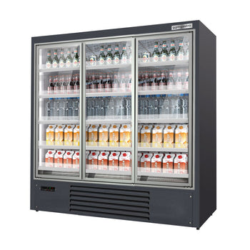 Regał chłodniczy - 1,98 m - z 4 półkami - Prime Gastro