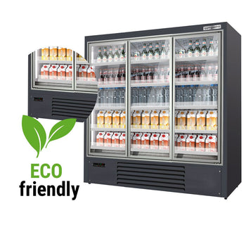 Regał chłodniczy - 1,98 m - z 4 półkami - Prime Gastro