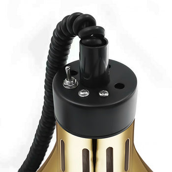 Lampa grzewcza - 275 W - Ø 290 mm - Złota - Prime Gastro