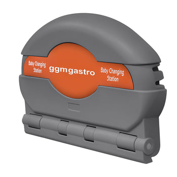 Przewijak naścienny - 0,86 x 0,50 m - szary - Prime Gastro