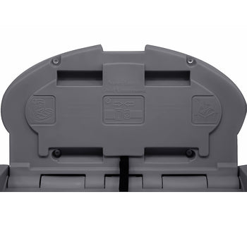 Przewijak naścienny - 0,86 x 0,50 m - szary - Prime Gastro