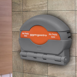 Przewijak naścienny – 860 x 500 mm – szary