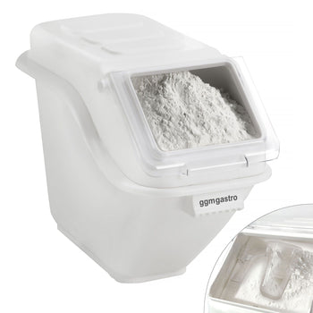 Pojemnik na składniki - 20 litrów - wykonany z polipropylenu - biały - Prime Gastro