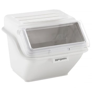 Pojemnik na składniki - 40 litrów - wykonany z polipropylenu - biały - Prime Gastro
