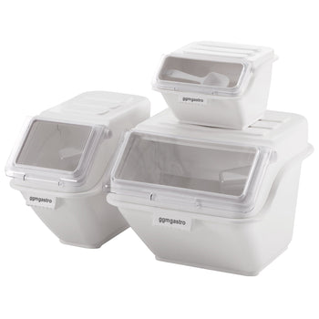 Pojemnik na składniki - 8 litrów - wykonany z polipropylenu - biały - Prime Gastro