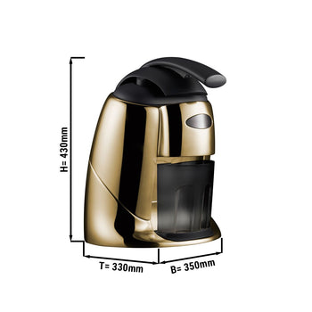 Elektryczna wyciskarka do cytrusów - 570 W - Złota (podwójna) - Prime Gastro