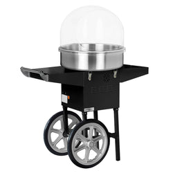 Maszyna do waty cukrowej - Ø 520 mm - 1,08 kW - czarna - w zestawie z osłoną