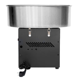 Maszyna do waty cukrowej - Ø 520 mm - 950 W - czarna - w zestawie z osłoną