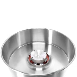 Maszyna do waty cukrowej - Ø 520 mm - 950 W - stal nierdzewna - w zestawie z osłoną