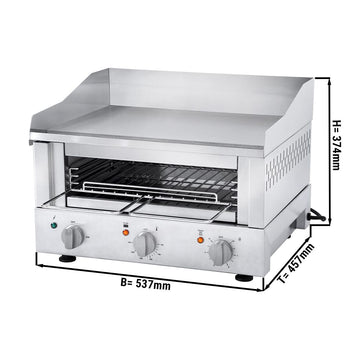 ROBAND | Opiekacz do grilla 500 - 3,3 kW - Grill & salamander gastronomiczny - Prime Gastro