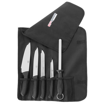 Zestaw noży w torbie rolkowej - z 6 przegrodami - Prime Gastro