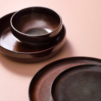 (4 sztuki) BAMA COPPER - Talerz płaski - Ø 270mm - Miedź - Prime Gastro