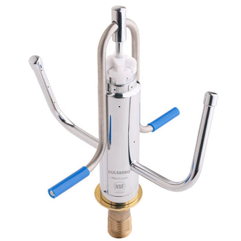 Pojemnik, szklany & kołnierzowy prysznic ze zintegrowanym automatycznym zatrzymaniem wody - Prime Gastro